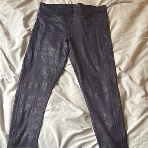 ZYIA Purple Textured Leggings 33 inches 16-18